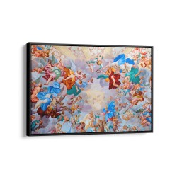 Quadro decorativo afresco dos anjos Quadro decorativo afresco dos anjos