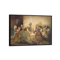 Quadro decorativo Santa Ceia em memória de mim Quadro decorativo Santa Ceia em memória de mim