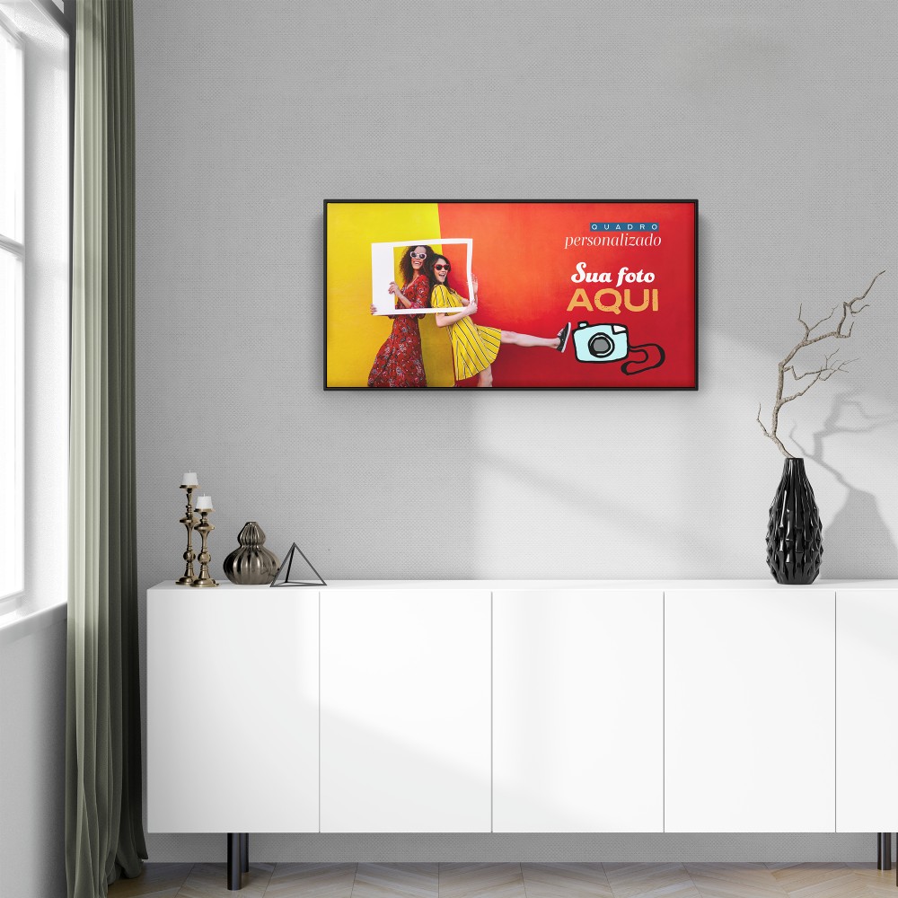 Quadro decorativo Personalizado - versão panorâmica