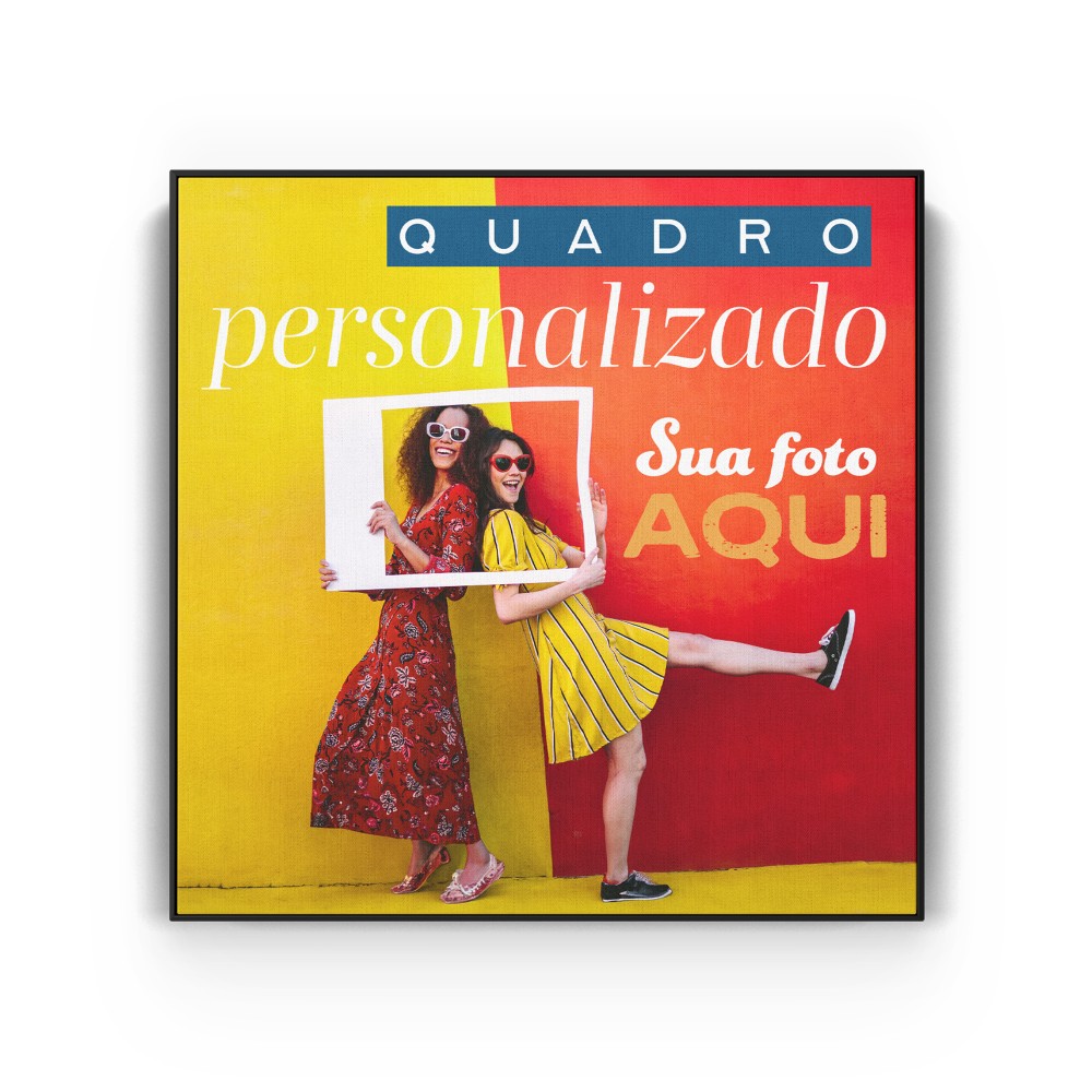 Quadro decorativo Personalizado - versão quadrada