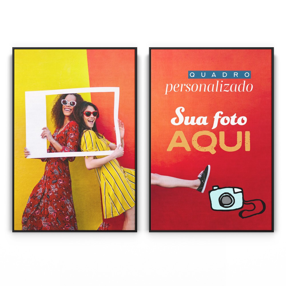 Quadro decorativo Personalizado - com 2 quadros