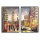 Quadro decorativo passeio em londres - com 2 quadros