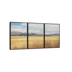 Quadro decorativo Paisagem rural do norte da Califórnia - com 3 quadros