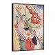 Quadro decorativo aquarela por wassily kandinsky