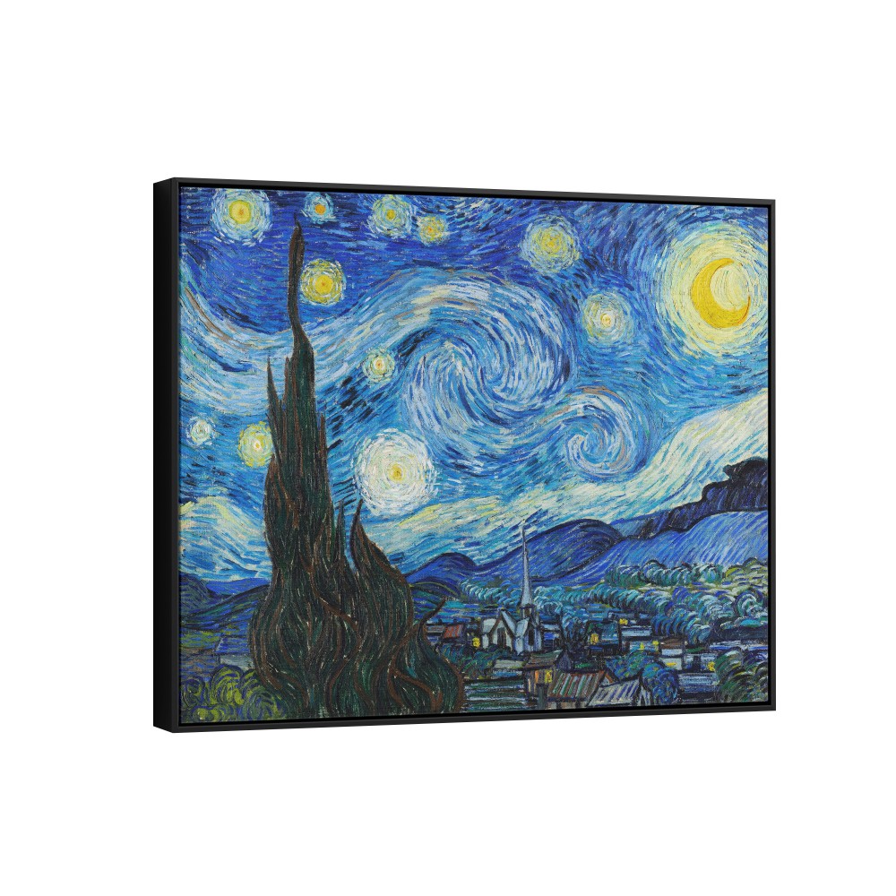 Quadro decorativo noite estrelada por vincent van gogh