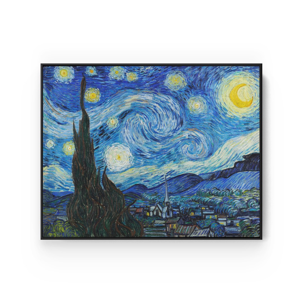 Quadro decorativo noite estrelada por vincent van gogh