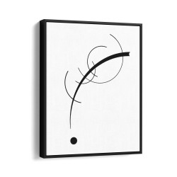 Quadro decorativo free point to the curve 1925 por wassily kandinsky