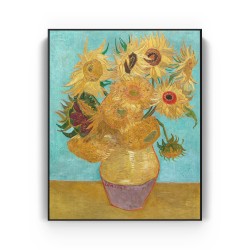 Quadro decorativo doze girassóis numa jarra por van gogh Quadro decorativo doze girassóis numa jarra por van gogh