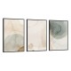 Quadro decorativo Aquarela - com 3 quadros