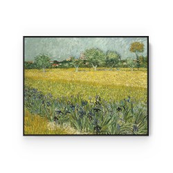 Quadro decorativo field with irises near arles Quadro decorativo field with irises near arles