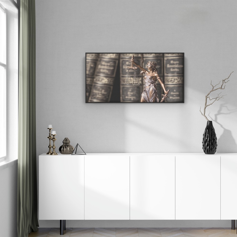 Quadro decorativo Justitia - versão panorâmica