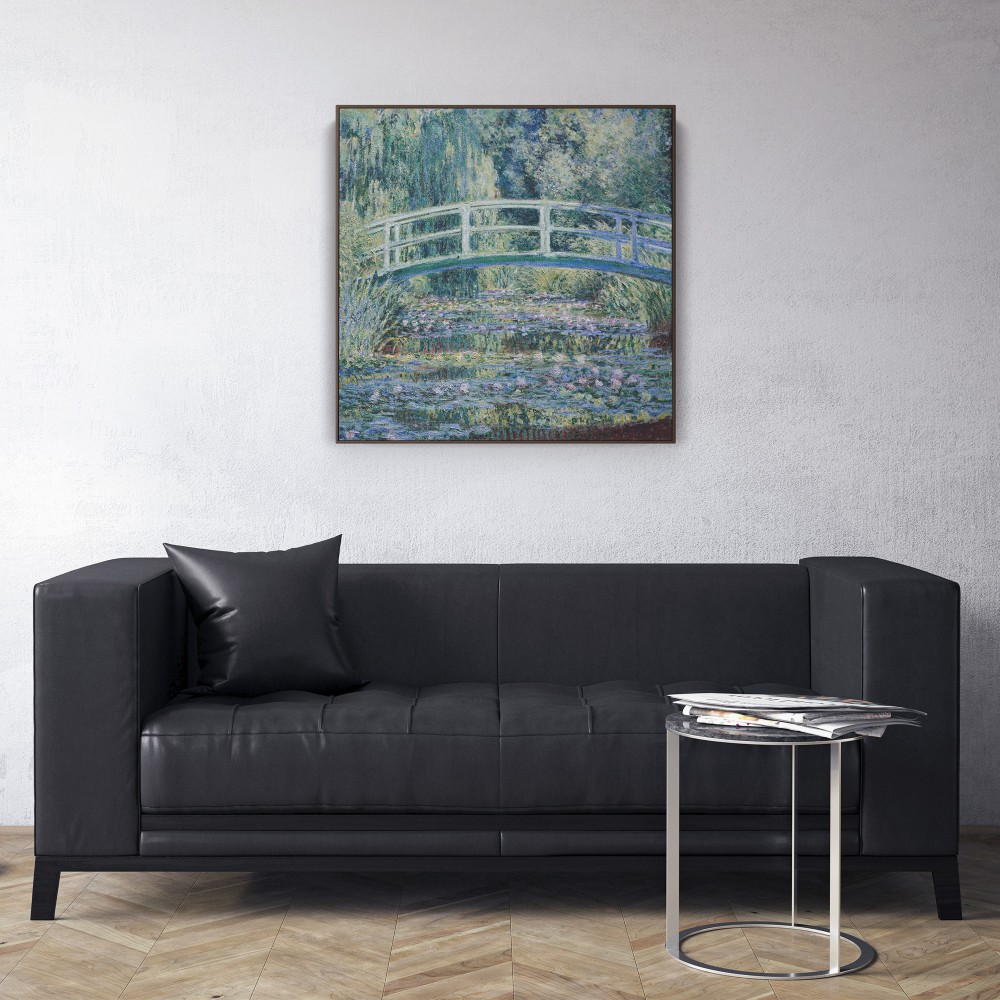 Quadro decorativo Water Lilies and Japanese Bridge por Claude Monet Quadro decorativo Water Lilies and Japanese Bridge por Claude Monet