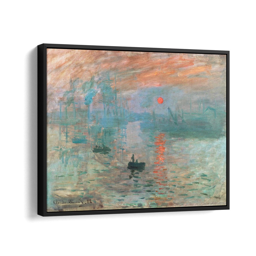 Quadro decorativo Impressão nascer do sol (1872) por Claude Monet