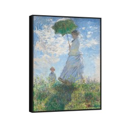 Quadro decorativo mulher com sombrinha por Claude Monet Quadro decorativo mulher com sombrinha por Claude Monet