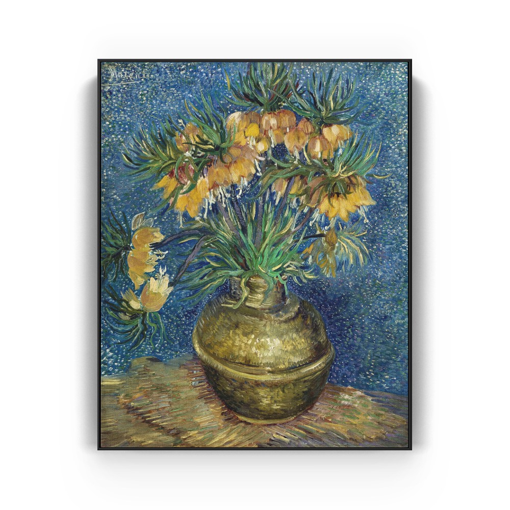 Quadro decorativo Fritilárias coroa-imperial em vaso de cobre por Van Gogh