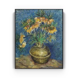 Quadro decorativo Fritilárias coroa-imperial em vaso de cobre por Van Gogh Quadro decorativo Fritilárias coroa-imperial em vaso de cobre por Van Gogh