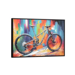 Quadro decorativo Bike Abstrata