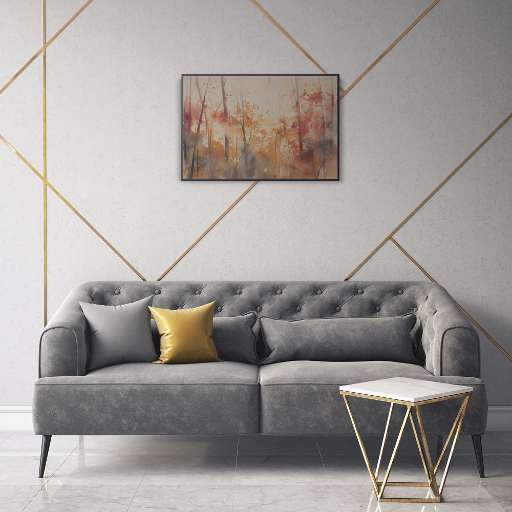 Quadro decorativo Aquarela Outono