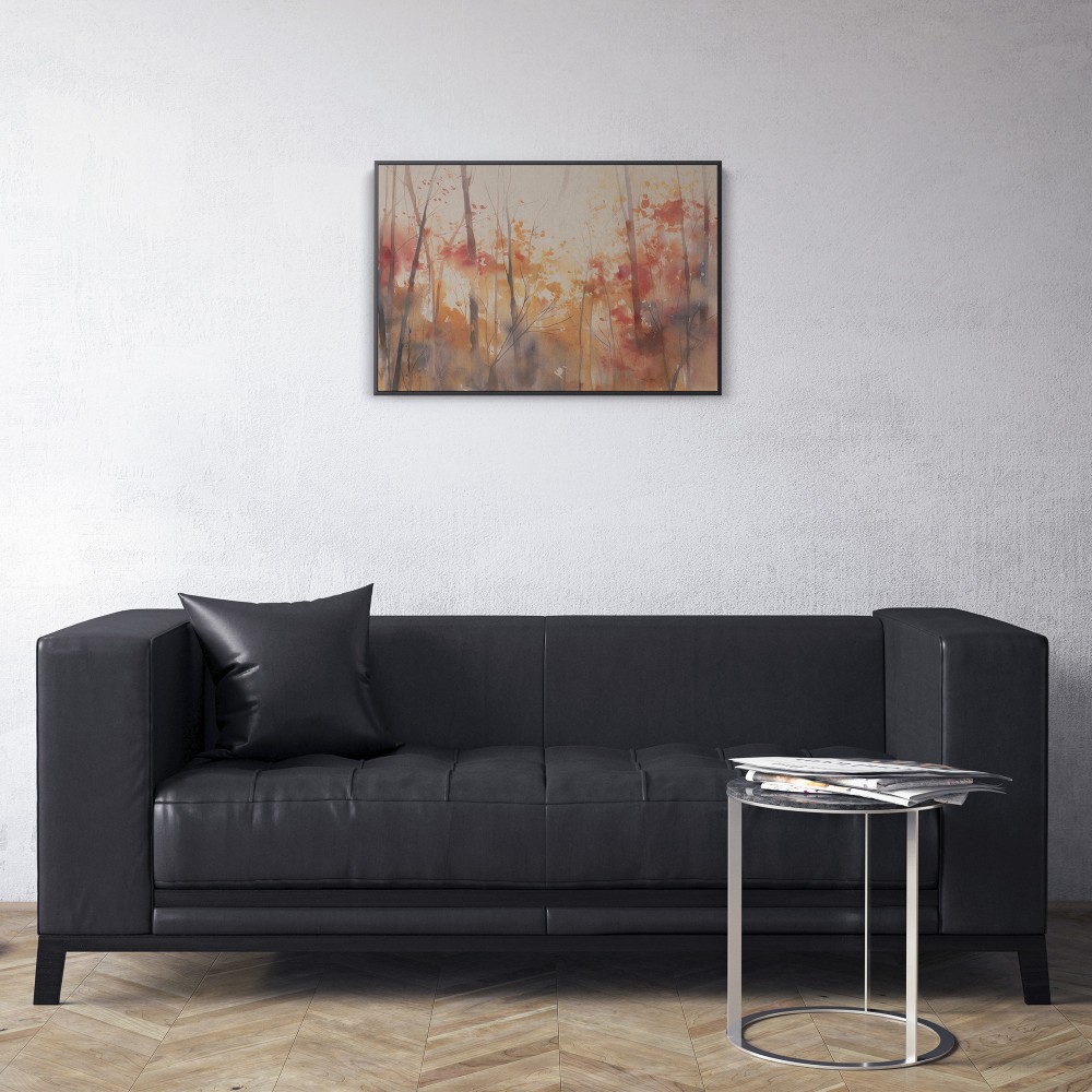 Quadro decorativo Aquarela Outono