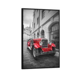 Quadro decorativo Carro Vermelho Quadro decorativo Carro Vermelho