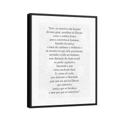 Quadro decorativo Juramento do advogado Quadro decorativo Juramento do advogado