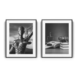 Quadro decorativo Duo advocacia Quadro decorativo Duo advocacia