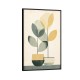 Quadro decorativo Abstrato BOHO planta e vaso 507