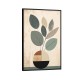 Quadro decorativo Abstrato BOHO planta e vaso 509