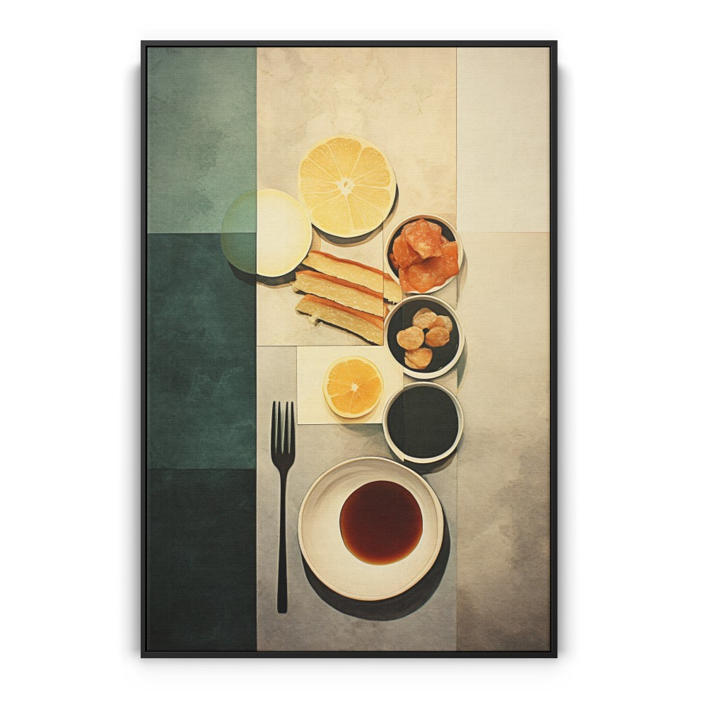 Quadro decorativo para copa e cozinha Breakfast 519