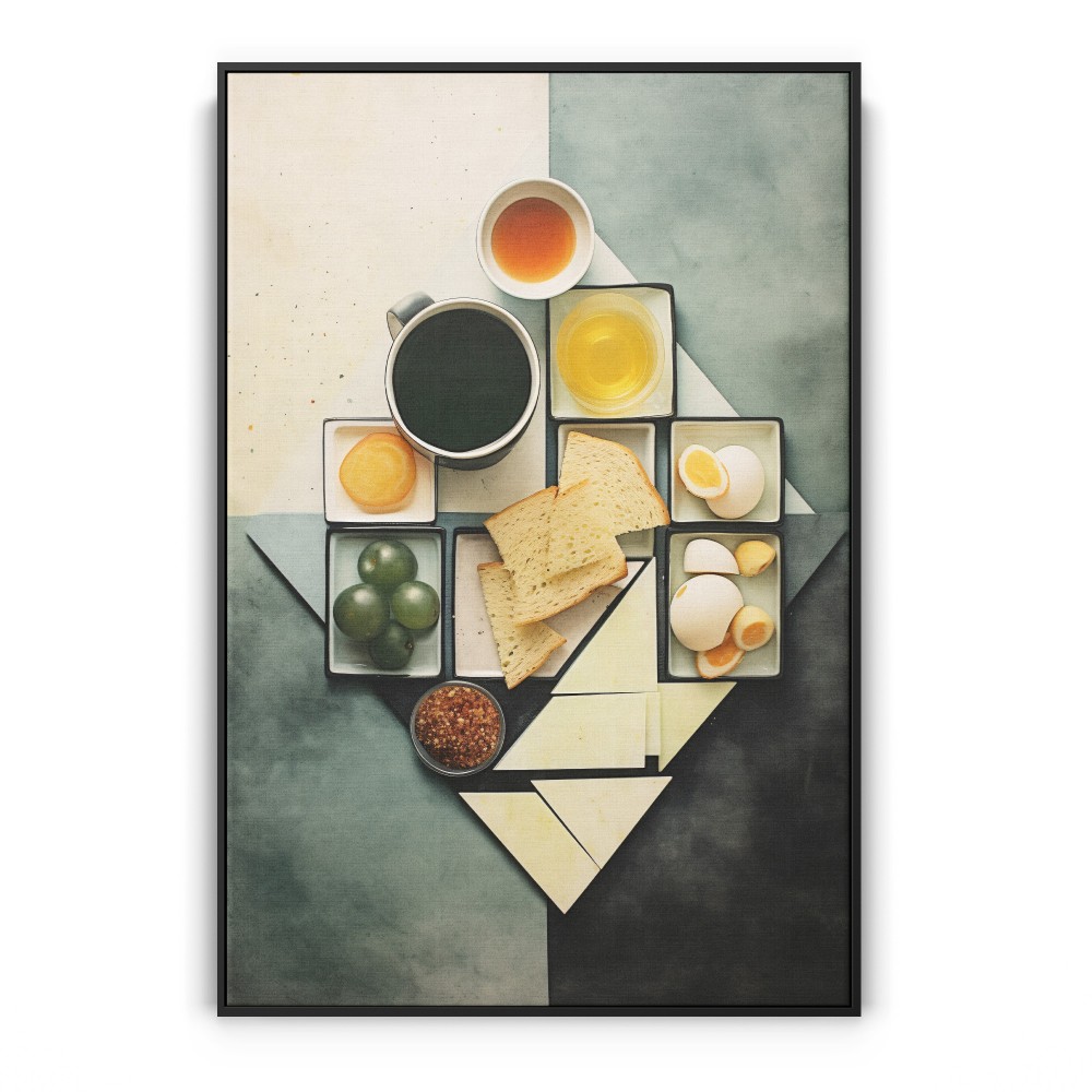 Quadro decorativo para copa e cozinha breakfast 521