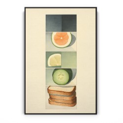 Quadro decorativo para copa e cozinha breakfast 523 Quadro decorativo para copa e cozinha breakfast 523