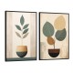Quadro decorativo Duo BOHO vaso e planta