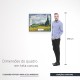 Quadro decorativo Campo de trigo com ciprestes