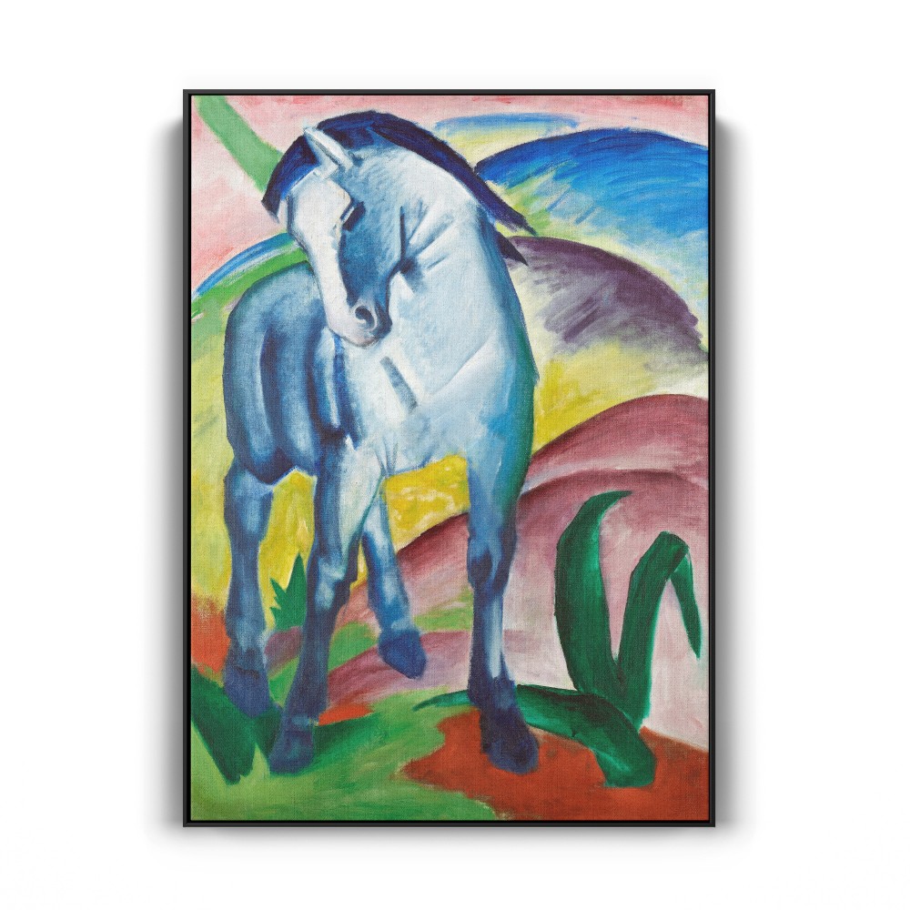 Quadro decorativo Cavalo Azul por Franz Marc