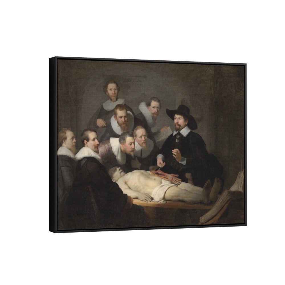 Quadro decorativo A Lição de Anatomia do Dr. Tulp por Rembrandt