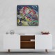 Quadro decorativo Pintura com linhas brancas por Wassily Kandinsky