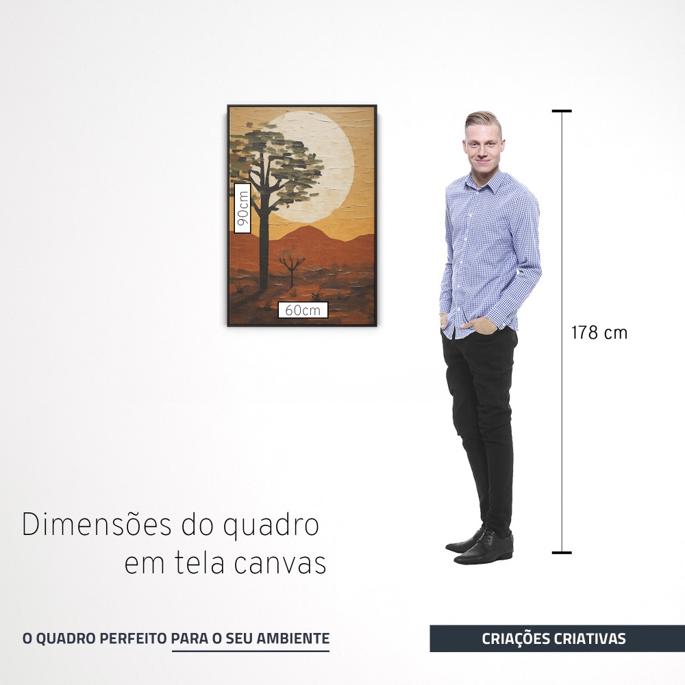 Quadro decorativo Sertão