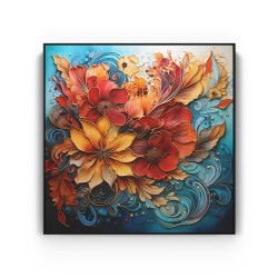 Quadro decorativo Bohemia floral 592 