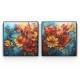 Quadro decorativo Duo Bohemia floral