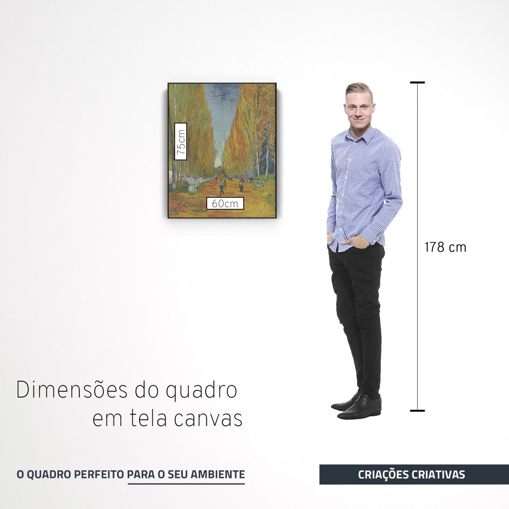 Quadro decorativo Les Alyscamps por Vincent Van Gogh