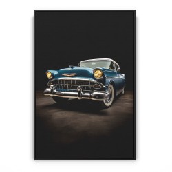 Quadro decorativo Carro azul dos anos 50 Quadro decorativo Carro azul dos anos 50
