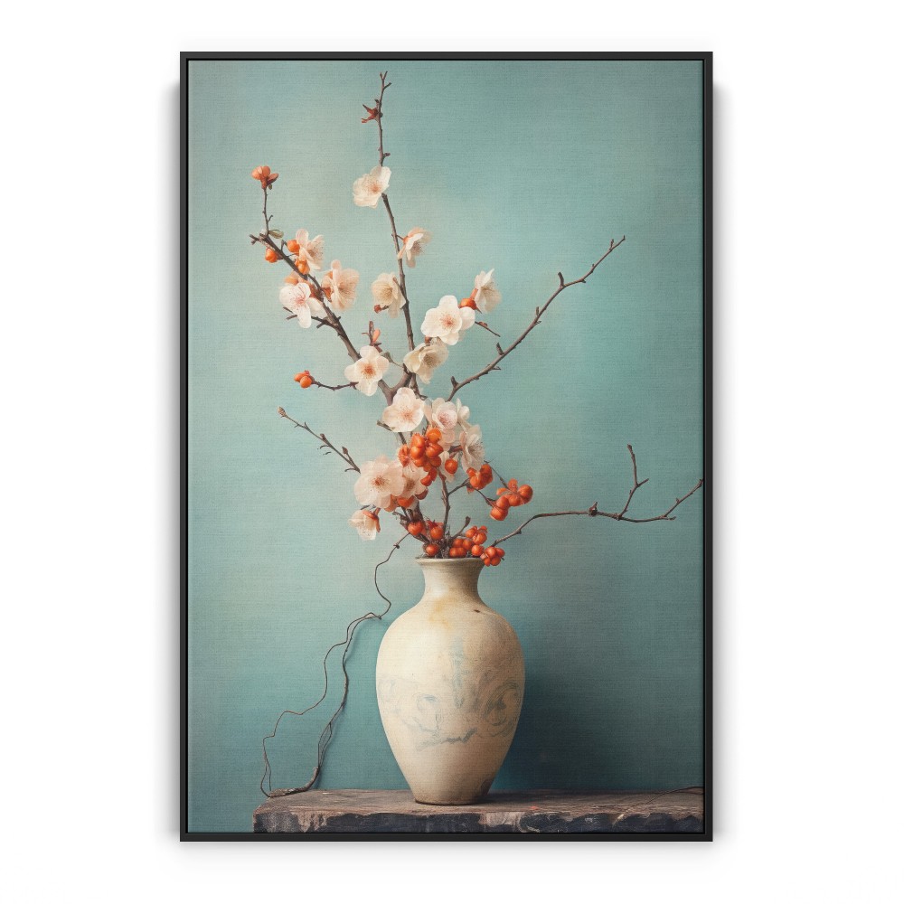 Quadro decorativo Vaso de flores fine art 625