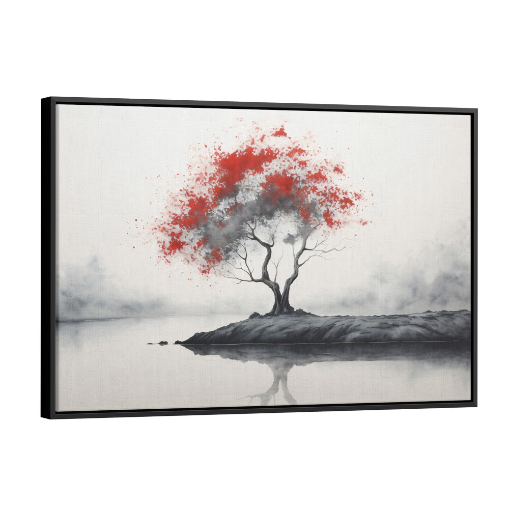 Quadro decorativo Árvore japonesa no lago