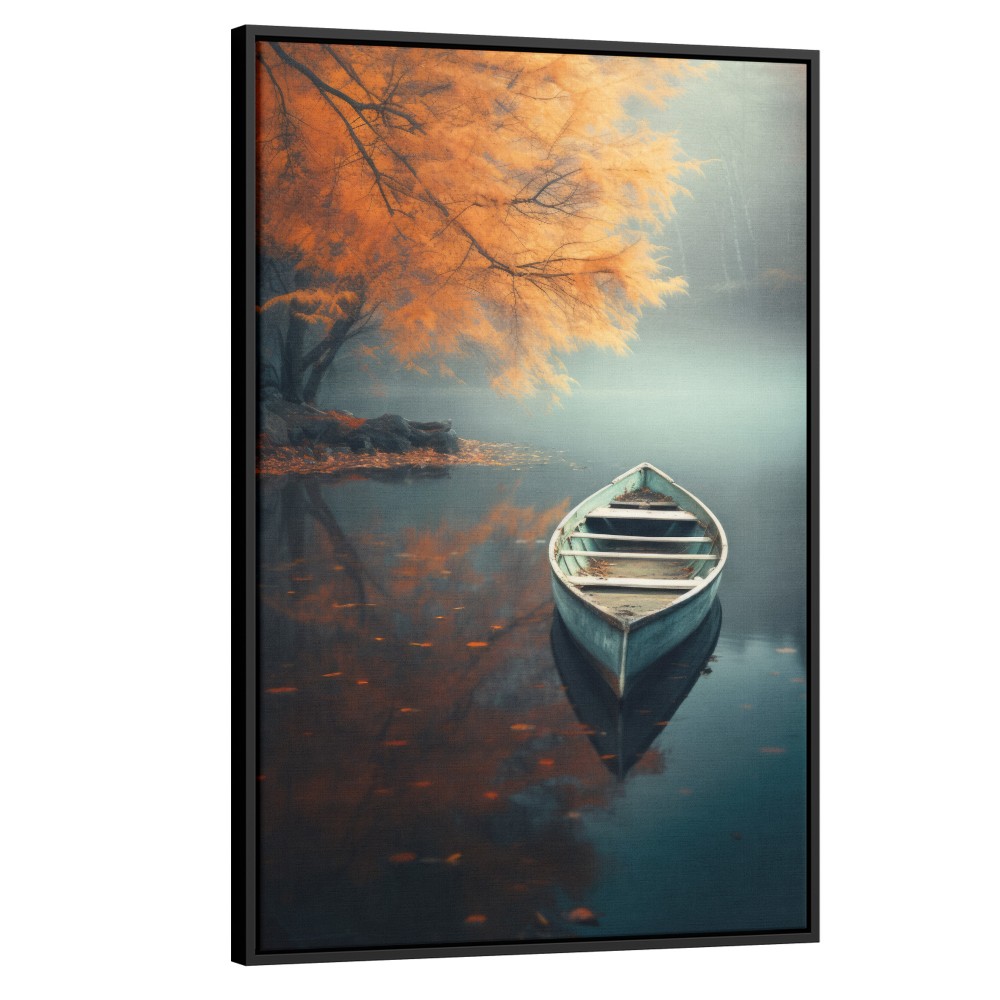 Quadro decorativo Outono no lago