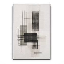 Quadro decorativo Dança Geométrica