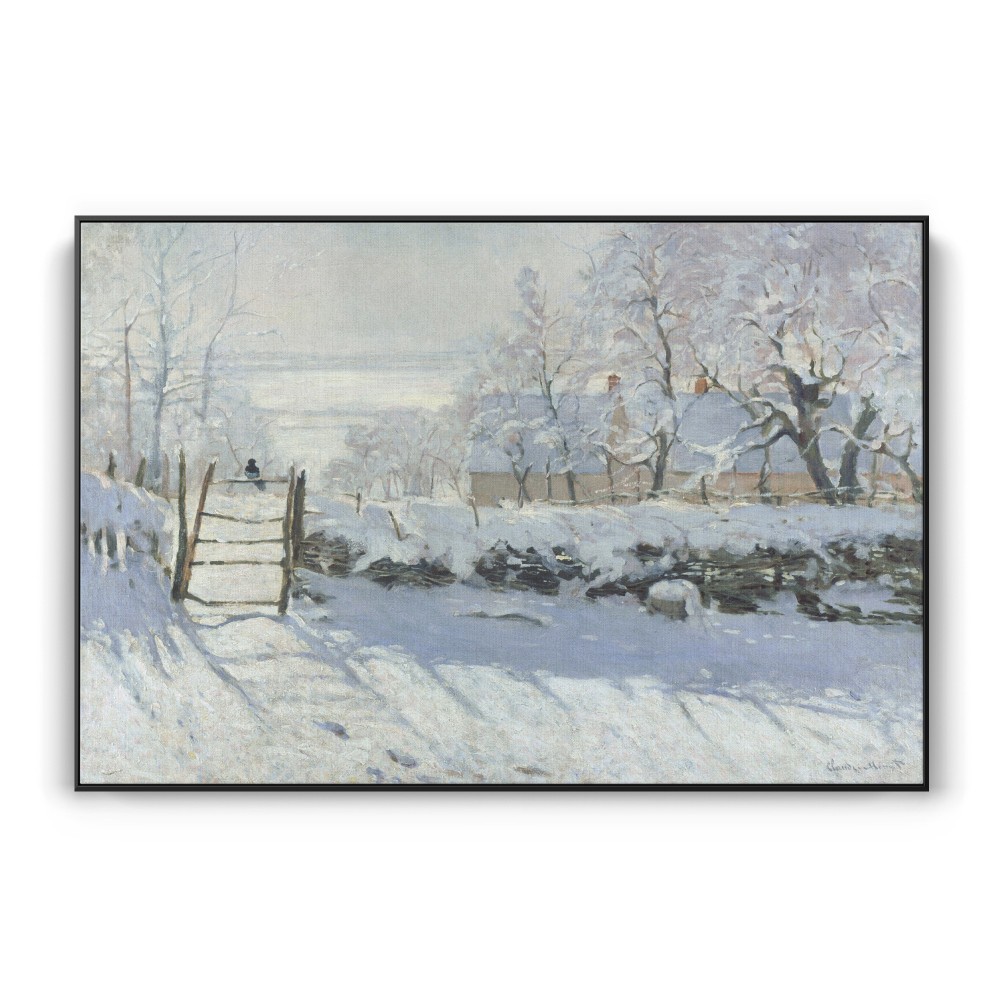 Quadro decorativo La Pie por Claude Monet