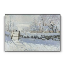 Quadro decorativo La Pie por Claude Monet Quadro decorativo La Pie por Claude Monet
