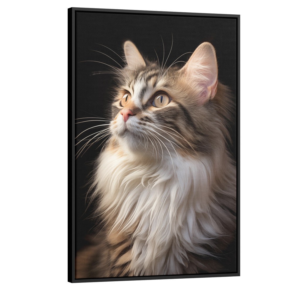 Quadro decorativo Serenidade em pelos e a arte de ser gato