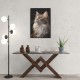 Quadro decorativo Serenidade em pelos e a arte de ser gato