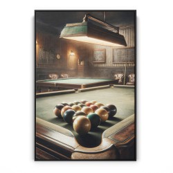 Quadro decorativo Tacada de mestre no salão dos pensadores Quadro decorativo Tacada de mestre no salão dos pensadores